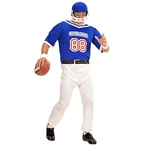 WIDMANN – Disfraz para Adultos, Fútbol Americano Jugador, Mono y Casco