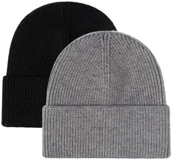 Spyder Knitted Mens Beanie - 1 Pack/2 Pack Cozy Rib Knit Beanie