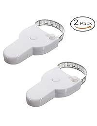 Vivian cuerpo cinta métrica retráctil cinta Medidor   Regla de fitness en pulgadas y centímetros Paquete de 2pcs