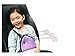 JCNCE Car Child Safety Cover Harness Repositions Strap Adjuster Pad Kids Seat Belt Seatbelt Clip Booster Adult Children Seat Belt Clips (Purple)