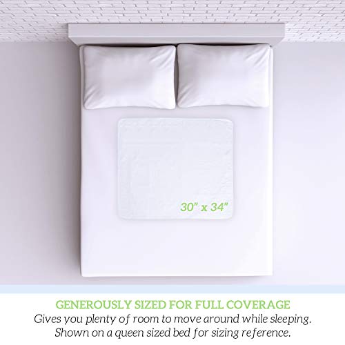 image for Washable Underpads, Pack of 6 Large Bed Pads, 30