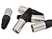 JLTPH 10Pcs 3 Pin XLR Solder Type Connector 5 Male + 5 Female Plug Cable Connector Microphone Audio Socket