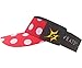 Red with White Polka Dots Running Headsweats Visor