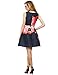 ROMWE Women's Vintage Sleeveless Fit and Flare Floral Party Cocktail Dress