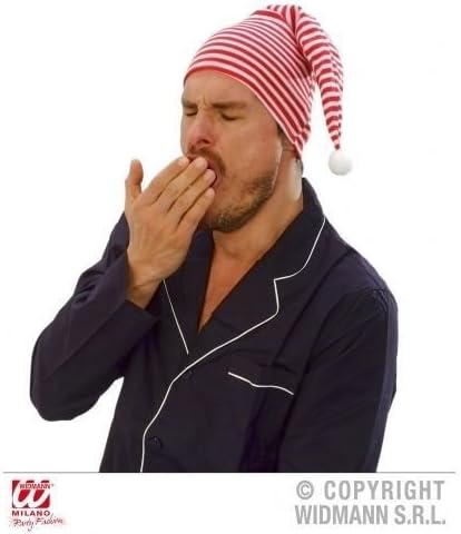 Sofias Closet Fancy Dress Night Cap Red White Stripe Traditional Story Book Long Bed Hat