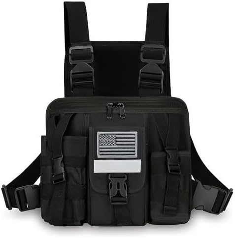 Amazon.com: Radio Shoulder Holster Chest Harness Holder Vest Rig
