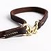 Jpettie Leather Dog Leash Training Leash Multi-Function Genuine Bridle Leather, Hands-Free Dog Leash/Walk P-Leash, Perfect for Small Large Medium Dog
