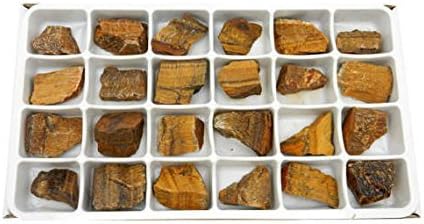Rock Paradise Stones - Crystals & Healing Stones Set/Rustic Home Decorations Collection (TigersEye)