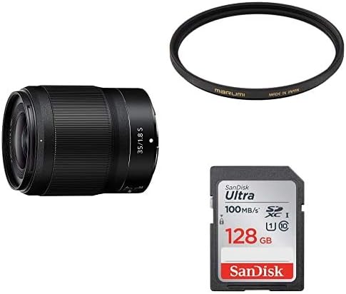 Nikon 単焦点レンズ Nikkor Z 35mm F 1 8s Zマウント フルサイズ対応 Sライン アクセサリー2点 レンズフィルター Sdカード 128gb
