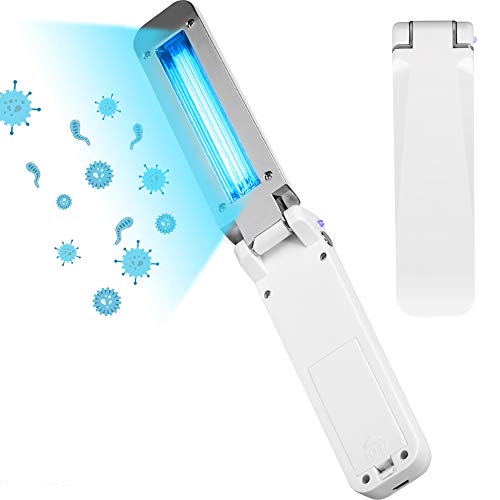 UV Light Sanitizer Wand, Portable UVC Light Disinfector Lamp Chargable