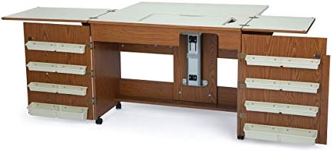 Arrow Sewing Cabinets 98700 Bertha Sewing Cabinet Oak Amazon Sg Home