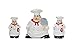 Chef Napkin Holder, Salt and Pepper Shaker Set