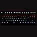 ZHISHAN W&Q Led Usb Wired Gaming Keyboard with Adjustable Colorful Backlights 87 Keys Fashion Classic Computer Keyboards Black