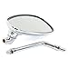uxcell 10mm Motorcycle Rearview Mirrors for Cruiser Chopper Adventure Touring