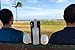Avery Barn 6 pc Food Grade Silicone Unbreakable Wine Glasses + Foldable Plastic Bottle Bag
