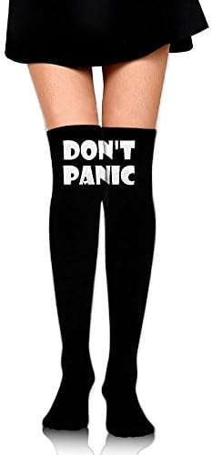 Don't Panic Design Special Women's Over Knee High Stockings 60 Cm Long Tube Socks Sport Socks For Women Girls