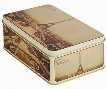 Caja de Azucar FRANCIA VINTAGE METAL 19x13x7cm TORRE EIFFEL PARIS FRANCIA: Amazon.es: Hogar