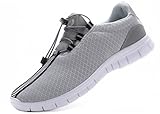 Juan Men's Running Shoes Fashion Breathable Sneakers Mesh Soft Sole Casual Athletic Lightweight (10US/44EU,MEN, Grey)