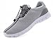 Juan Men's Running Shoes Fashion Breathable Sneakers Mesh Soft Sole Casual Athletic Lightweight (10US/44EU,MEN, Grey)