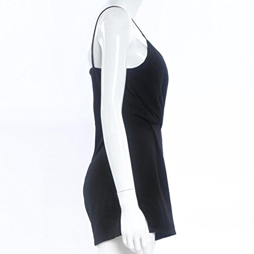 kaifongfu Women Jumpsuit, Sexy Playsuit Bodycon Party Jumpsuit Romper Trousers Clubwear (M, Black) - Thumbnail 6