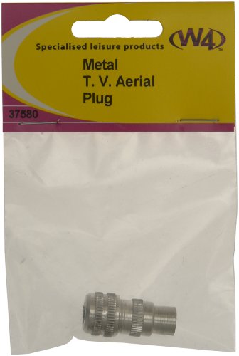 W4 TV Aerial Plug - Silver en promo sur Amazon