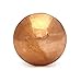 Smooth Copper Round Head Kitchen Drawer or Door Knob Pulls - Pack of 12