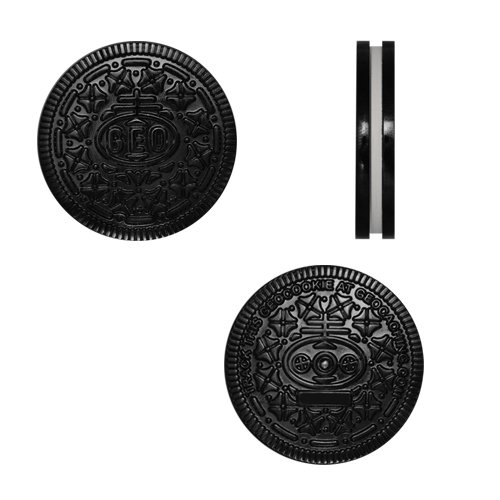 Geocookie (Black Nickel w/White)