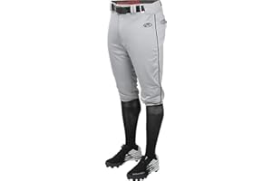 Rawlings Mens Launch Series Baseball Pants | Knicker Fit | Adult Sizes | Piped | Multiple Colors