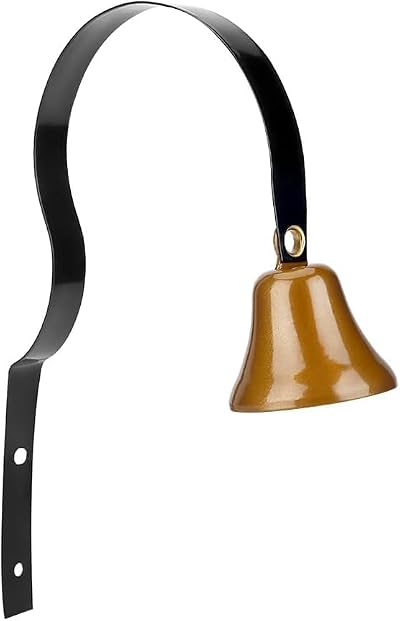 YAYY Shopkeepers Bell Antique Doorbell Golden 40mm Loud Clear