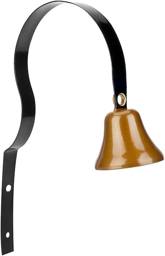 YAYY Shopkeepers Bell Antique Doorbell Golden 40mm Loud Clear
