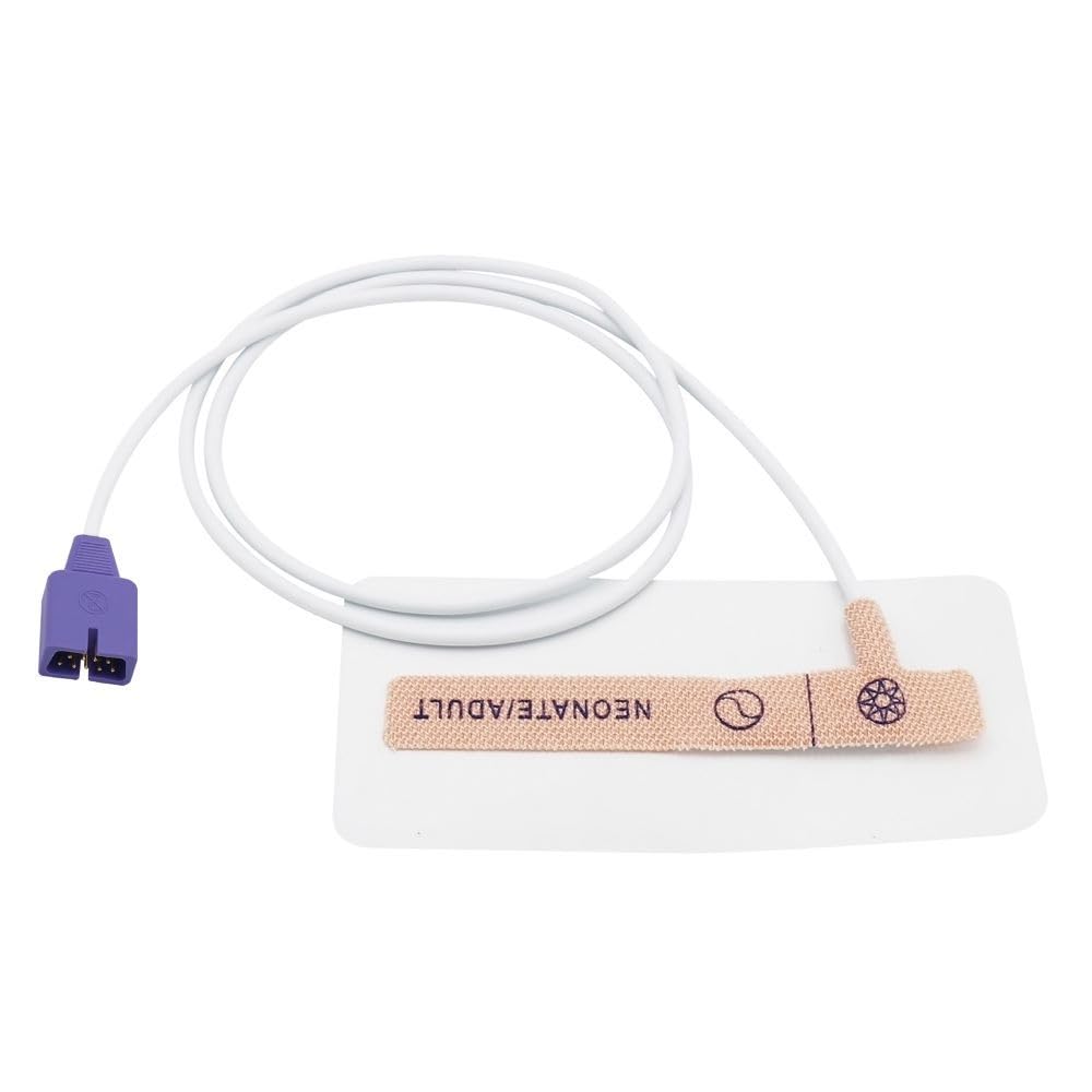 Sino-K Compatible Nollcorr Disposable Oximax Spo2 Sensor Probe MAX-N 9 Pins Neonate/Adult 12 Pack FDA/CE Approved