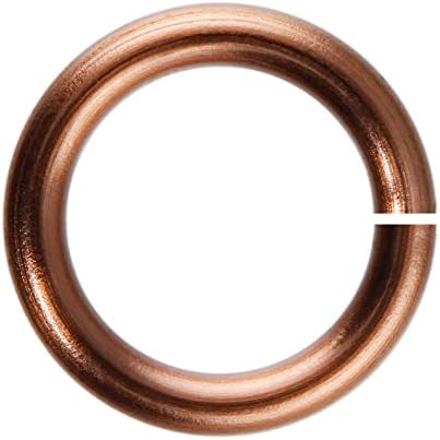 18-Gauge 6mm Antique Copper Enameled Copper Jump Rings - 1 ounce