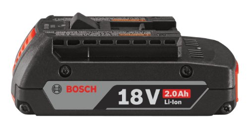 Bosch BAT612 18-volt Lithium-Ion 2.0 Ah Slim Pack Battery with Digital Fuel Gauge