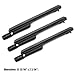 Direct Store Parts DB101 3-Pack 15 13/16 Inch Cast Iron Burner Tube Kit Gas Grill Replacement Parts for Jennair 720-0061, 720-0062, 720-0063, Nexgrill 720-0671, 720-0165, Charbroil Gas Grill Models