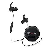 iblast audio Bluetooth Earbuds, Wireless 4.1 Sports Sweatproof Workout Running Magnetic Headphones Secure Fit Noise Cancelling Headset with Mic for Workout Gym Premium HD Sound Cordless Earphones