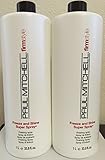 Paul Mitchell Freeze and Shine Super Spray 33.8 Oz(pack of 2)