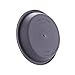 T4U 3 inch Plastic Garden Flower Planter Pot Saucer Trays Round for Holding Water Drips and Soil (Dark Grey, Set of 10), Pallet Base Container for Holding Cactus Herb Indoor Outdoor Gardening