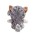 WILDREAM Wolf Stuffed Animal, Wolf Plush Toy with Big Eyes Lovely and Cuddly, Huggable Gift for Boys/ Girls 7Inches, Grey