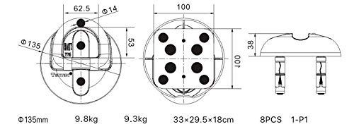 VINZ Everest muuranker / grondanker | ART4 certificaat | beugeldikte Ø14 mm | voor de beveiliging van motorfietsen… - Image 8