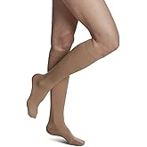 SIGVARIS SOFT OPAQUE 840 Women's Closed Toe Knee-High Compression Socks 15-20mmHg