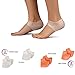 Plantar Fasciitis & Heel Spurs Pads (4 Pairs) Arch Support Gel Inserts, Pain Relief Cushions for Women & Men