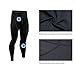 BALEAF Men's Running wear Fitness Workout Compression Pants Base Layer Tights Black Size L
