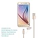 EReach [4 Pack, 2-in-1] 1 FT Lightning and Micro USB Nylon Braided High Speed Charge and Sync Cable Cord for iPhone 7 Plus/7/6s Plus/6s/5s, iPad, iPod, Samsung, HTC and More (Gold)