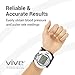 Vive Precision Blood Pressure Cuff Wrist - Automatic BPM - Digital Monitor BP Tester Machine - Portable, Accurate, Electronic, Home Meter Device - Auto Heart Reader for Pulse Rate - 1 Size Fits Most