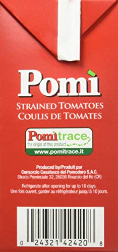 Pomi Tomatoes, Strained, 26.46-Ounce Carton (Pack of 12)