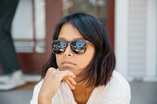 Shwood- Keller Acetate, Sustainability Meets Style, Matte Brindle, G15 Polarized Lenses