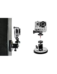 livestream Gear   magnético recubiertos de goma Phone Mount W Ball Head   Incluye sistema de placa de montaje magnético para adjuntar dispositivo. Ideal para vídeo, fotos, livestreaming, o WOD.