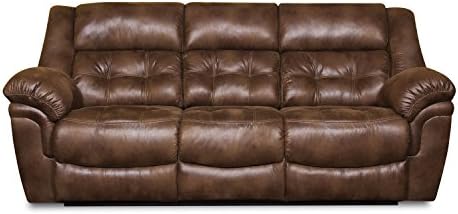 Simmons Upholstery Wisconsin Beauty Rest Motion Sofa, Chocolate