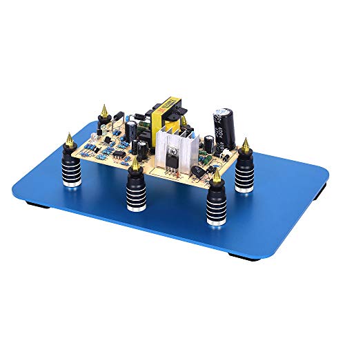 Toolour 6 Pieces PCB Circuit Board Holder - Magnetic Fixture Tower On the Blue Steel Base for Electronic Boards Repairing Soldering Desoldering Rework - Thumbnail 7