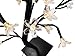 Creative Motion 64-Piece Warm LED Lights Desk Top Cherry Blossom Tree, 17.71-Inch, White